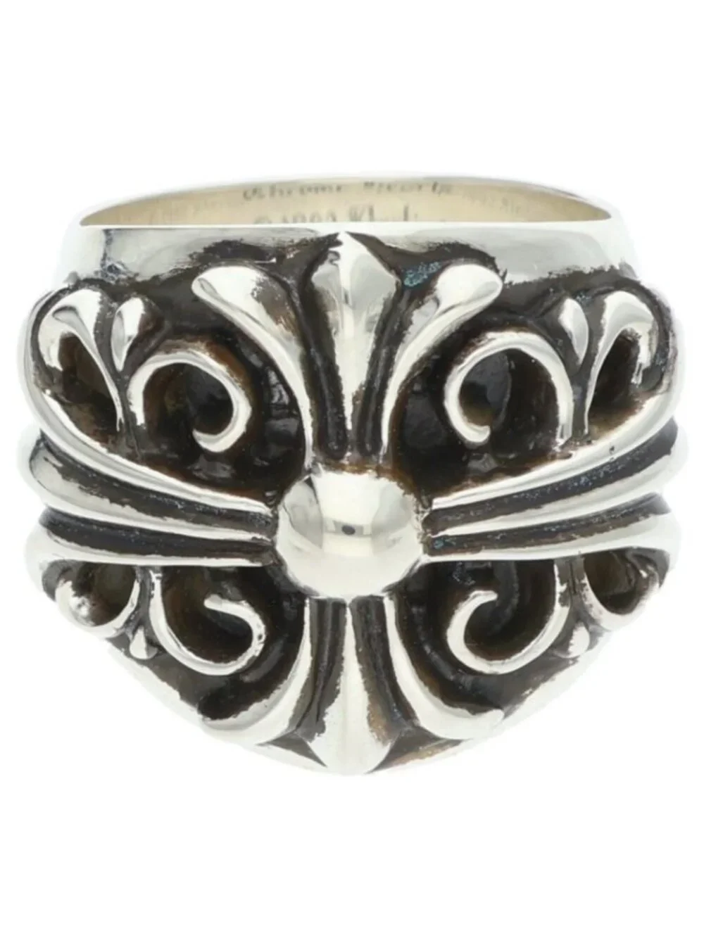 Chrome Hearts Keeper Silver Ring